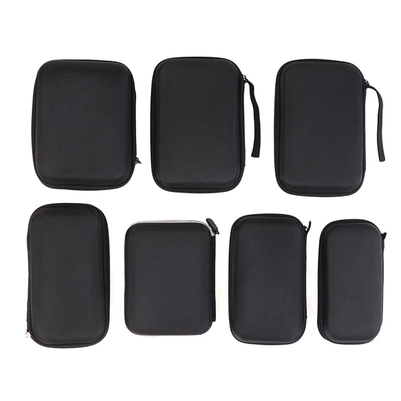 Storage Toolbag EVA Waterproof Hard Case Tool Box Mesh Pocket Qme