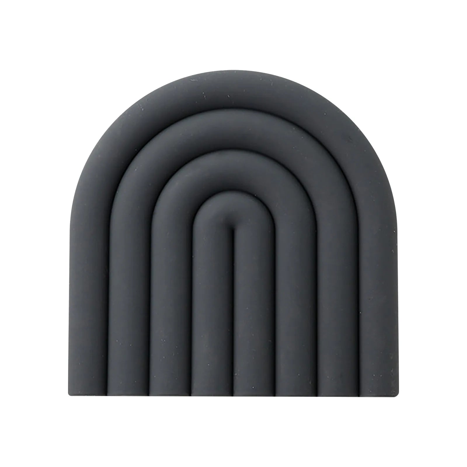 Multifunction Silicone Pot Mat Insulation Pad Bowl Mat Placemat Plate Mat Silicone Mat Dining Table Home Rainbow Mat Qme Dark Gray