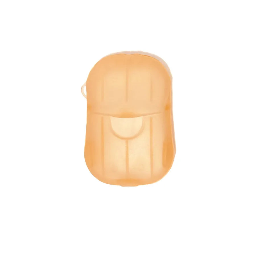 20/50pcs Travel Portable Soap Paper Disposable Hand Soap Cleaner Bath Washing Hands Clean Scented Slice Mini Paper Soap Qme 20PC-Yellow