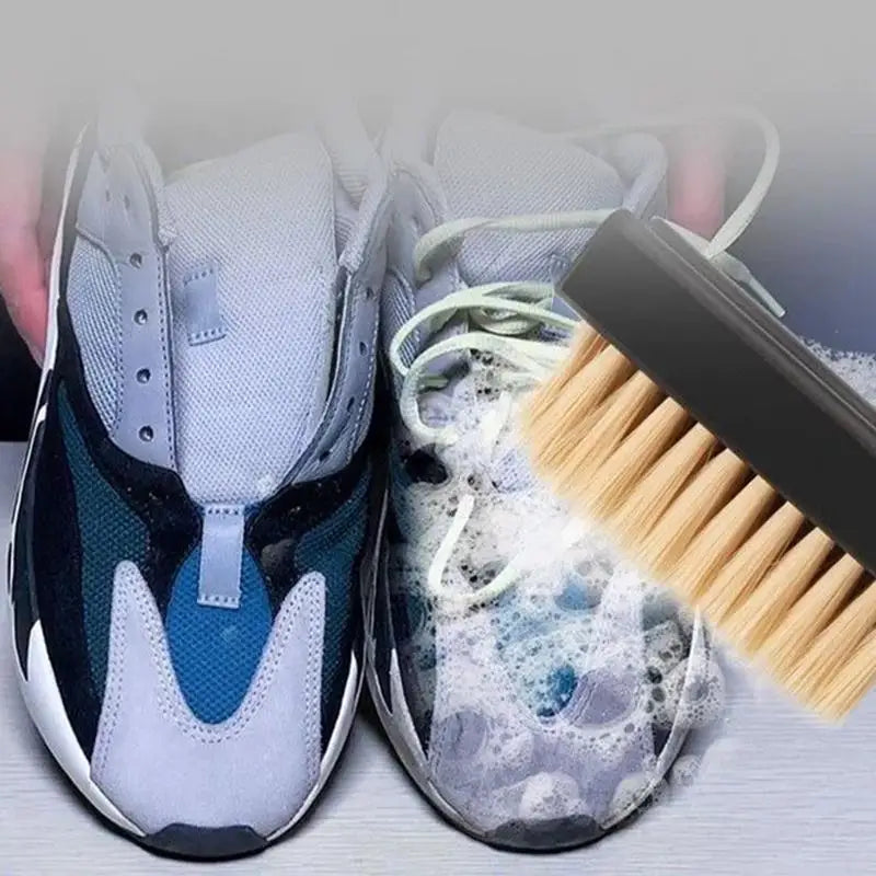 Professional Nylon Shoe Brush Soft Hard Bristles Delicate Materials Qme
