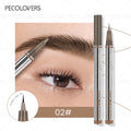 Liquid Eyebrow Pencil Soft Mist Black Gray Brown Waterproof Qme 02
