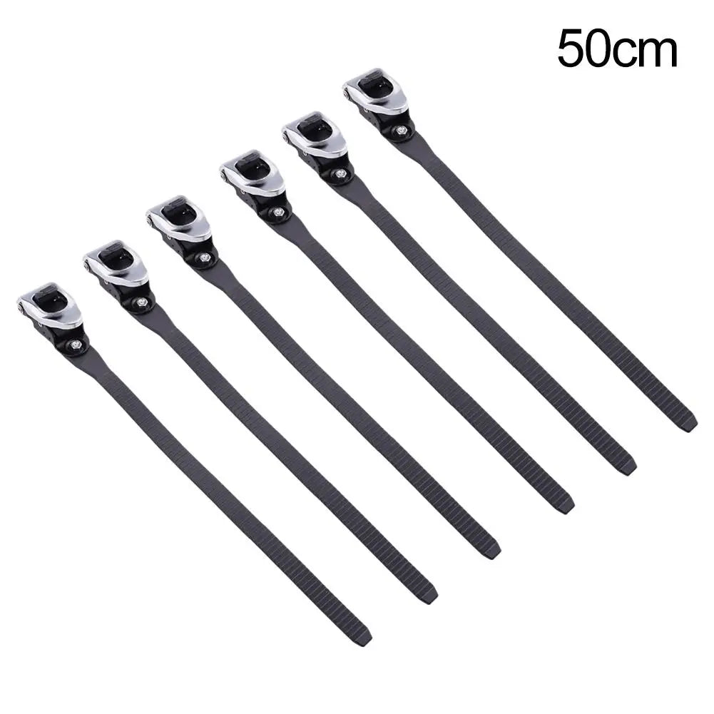 Heavy-Duty Grip Lock Strap Multipurpos Ratchet Straps Adjustable Metal Ratchet Buckle For Reusable Secure Anything Tool Qme