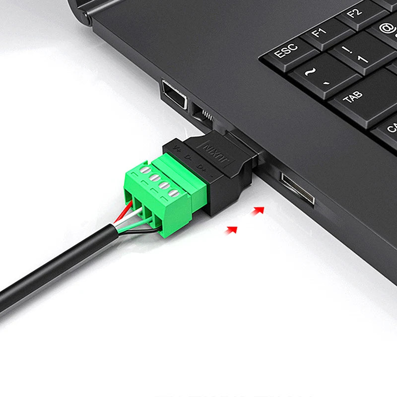 USB 2 0 Connector Plug Adapter Jack Shield Type-a 4-Pin Male Female Qme