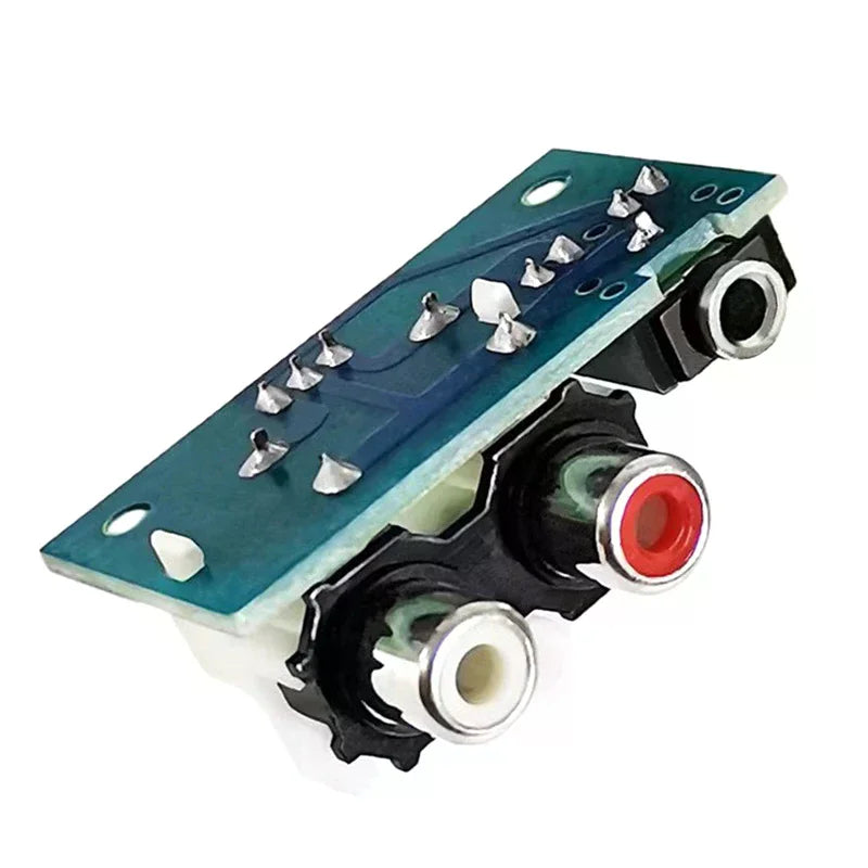 Audio Socket Dual AV Lotus Input XH2 54-3P Output Adapter Small Board Qme