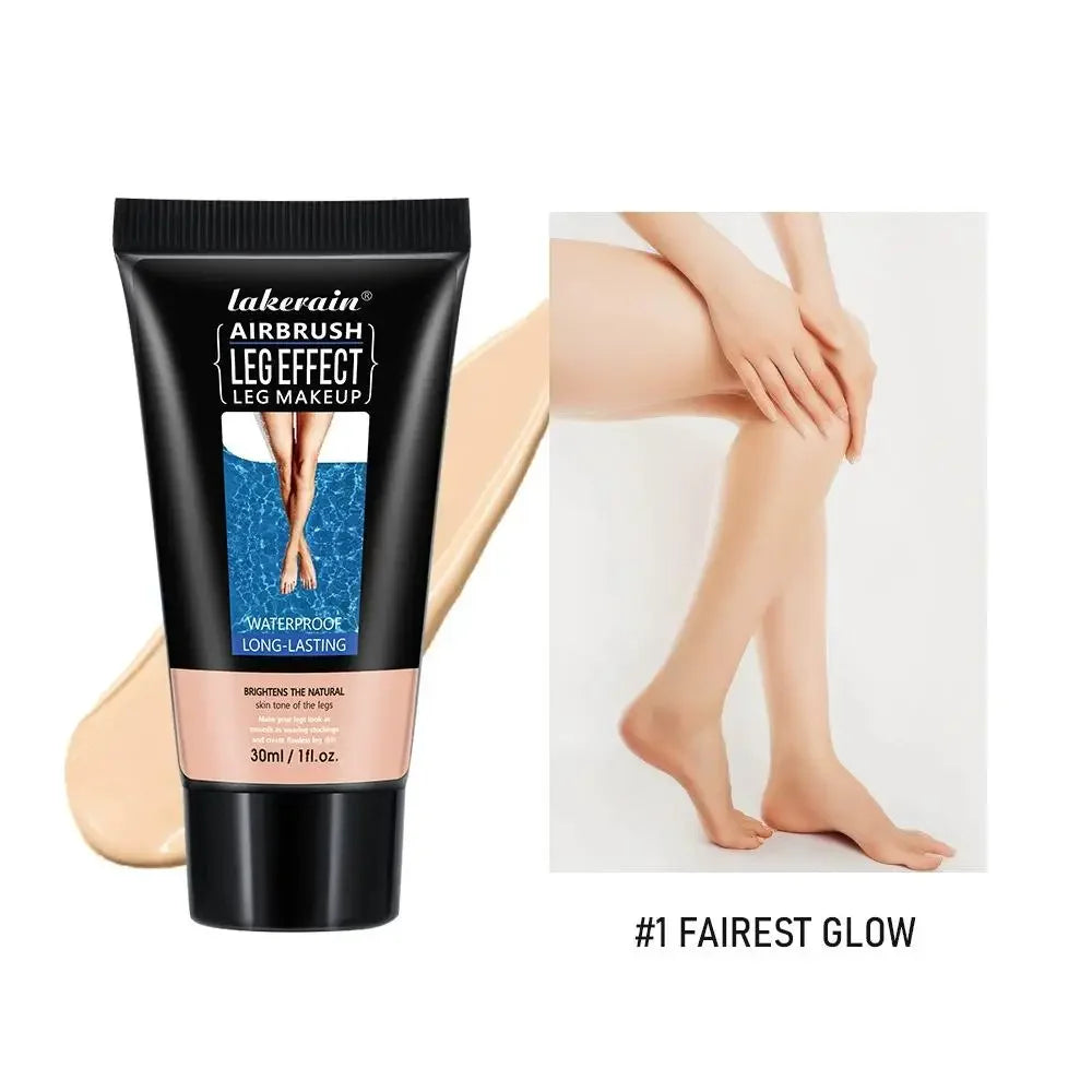 3 Colors Leg Body Makeup Foundation 30/100ml Waterproof Long Lasting Anti-Transfer Concealer Even Skin Tone Body Tanning Cream Qme B1