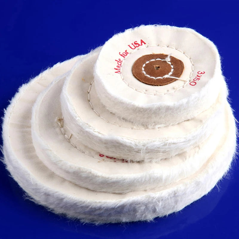 Buffing Polishing Wheel Cotton Lint Cloth Buffing Wheel Gold Silver Jewelry Mirror Polishing Wheel Flannelette Qme