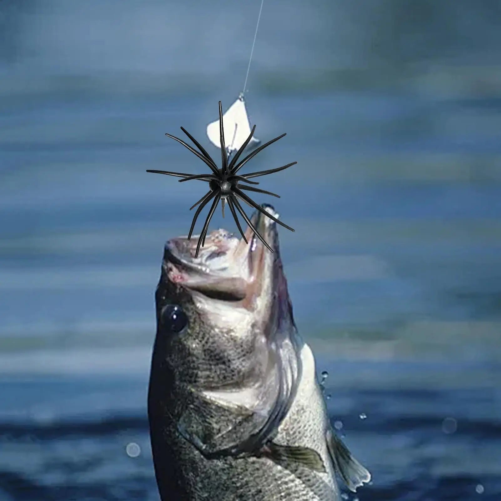 Fishing Lures Realistic Beginner Friendly Soft Floating Simulation Sea Urchin Bait for Fresh Water Saltwater Lake River Sea Qme
