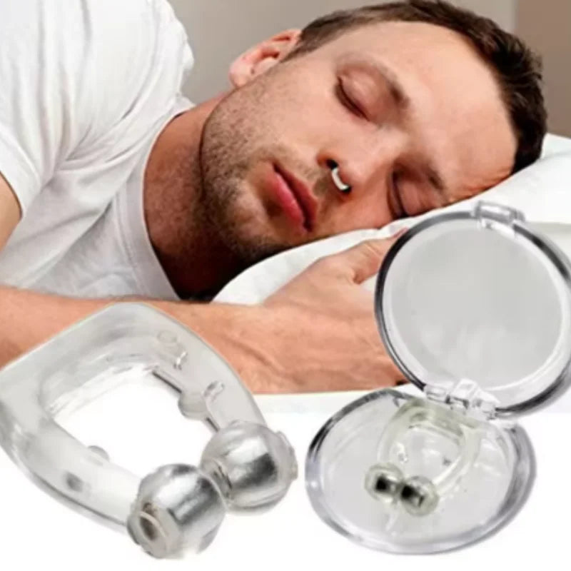 1/3/5/10pcs Anti Snoring Device Magnetic To Stop Snoring Nose Clip For Easy Breathing Improvement Sleep Assistance Apnea Qme