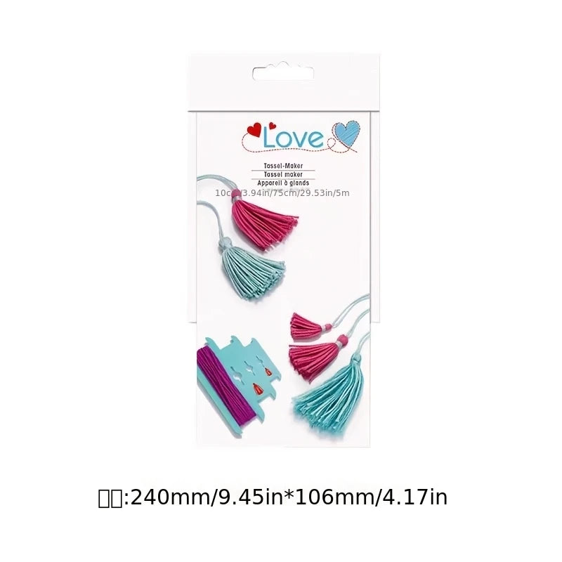 Tassel Maker And Yarn Tassel Tool DIY Tassel Maker Tool For Making Tassels And A Hand-weaving Tool Qme
