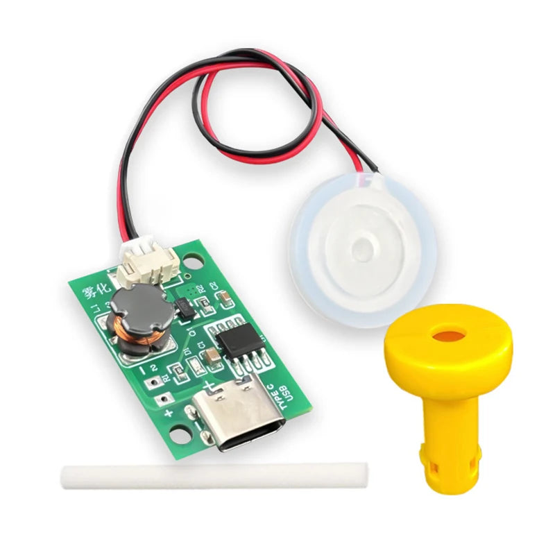 DC 5V Switchable Four Spray Humidifier Module Atomization Control Board DIY Ultrasonic Atomizer TYPE - C Interface. Qme A3