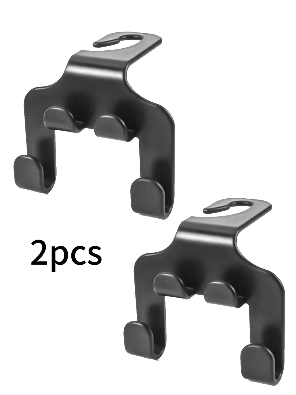 Car Multifunctional Phone Holder Hook Creative Storage Rear Seats 2 Qme black