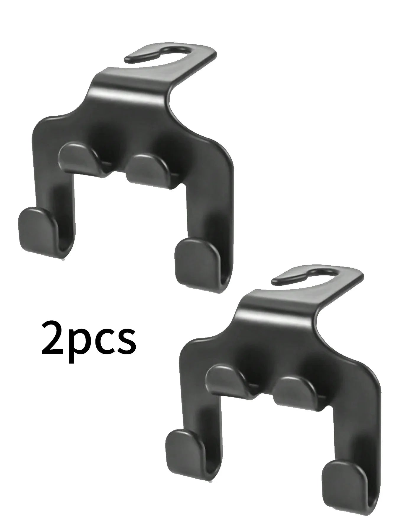 Car Multifunctional Phone Holder Hook Creative Storage Rear Seats 2 Qme black