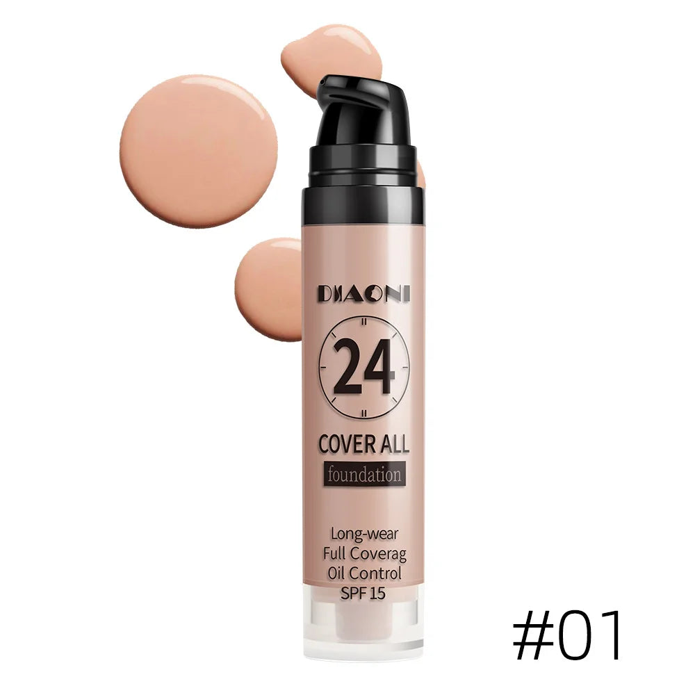 Professional Makeup 9-color Waterproof Moisturizing Liquid Fully Qme 01