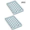 33 Ice Boll Hockey PP Mold Frozen Whiskey Ball Popsicle Ice Cube Tray Box Lollipop Making Gifts Kitchen Tools Accessories Qme 2PCS Blue