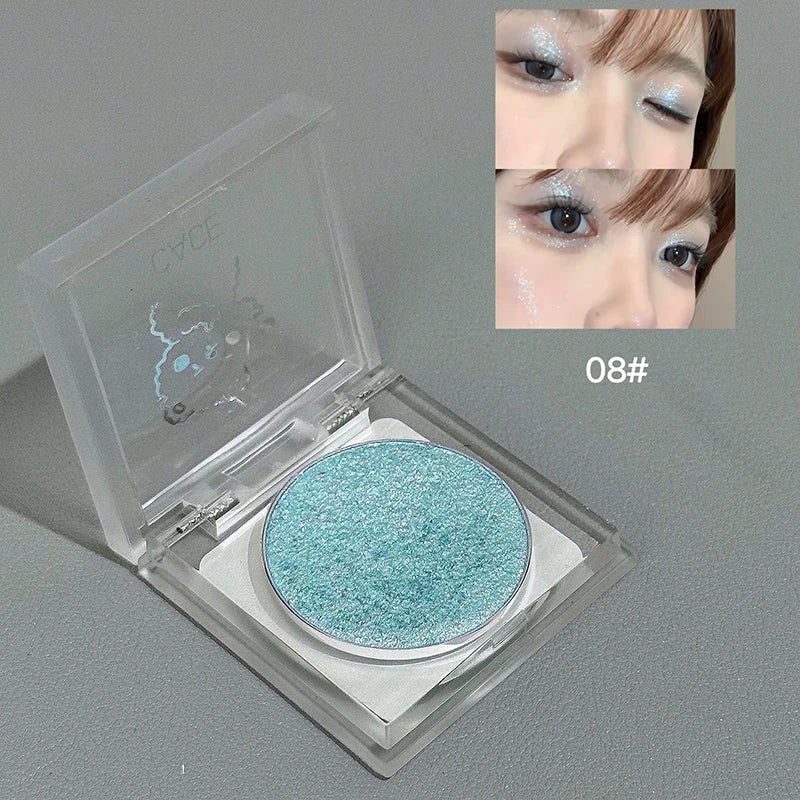 CACE Cute Bear Eyeshadow Highlighter Multi-purpose Powder Pearlescent Qme NO.C156-8