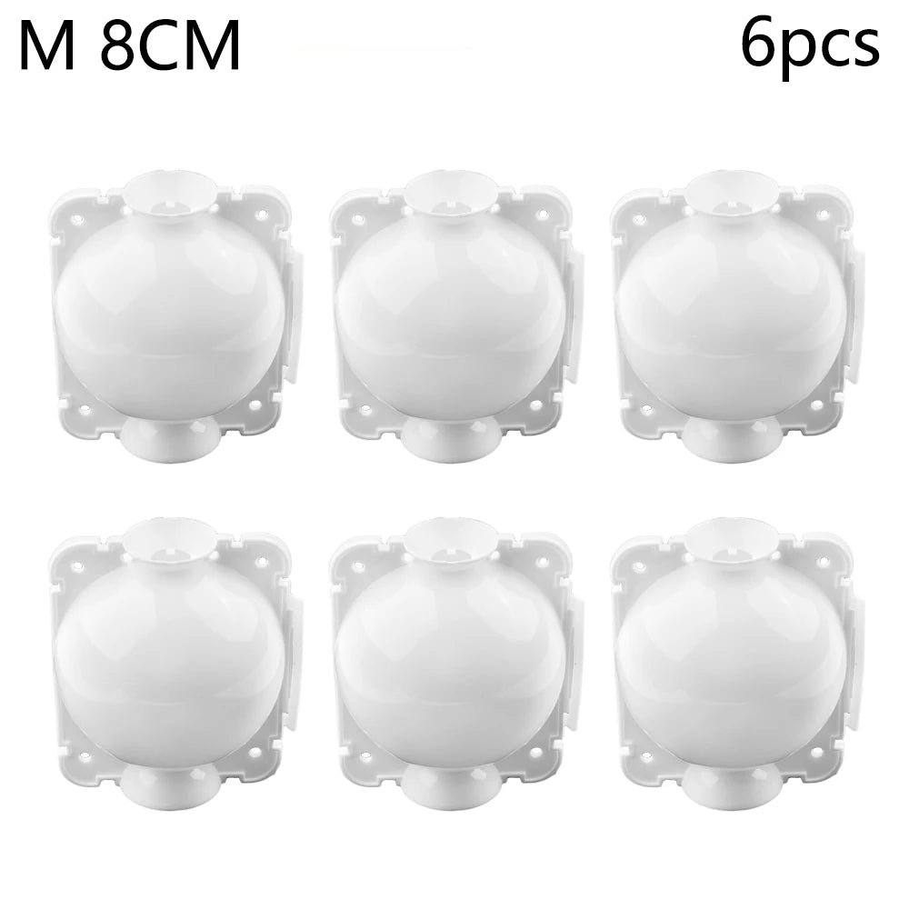6PCS Plant Rooting Boxes Root Device Pressure Propagation Ball Box For Plants Grafting Growing Plant Care Products Accessories Qme WhiteM - 8 cm