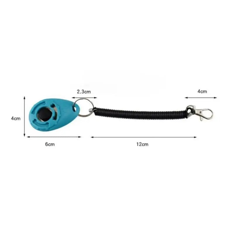 Key Chain Dog Training Clicker Aid Repeller Supplies Adjustable Wrist Qme