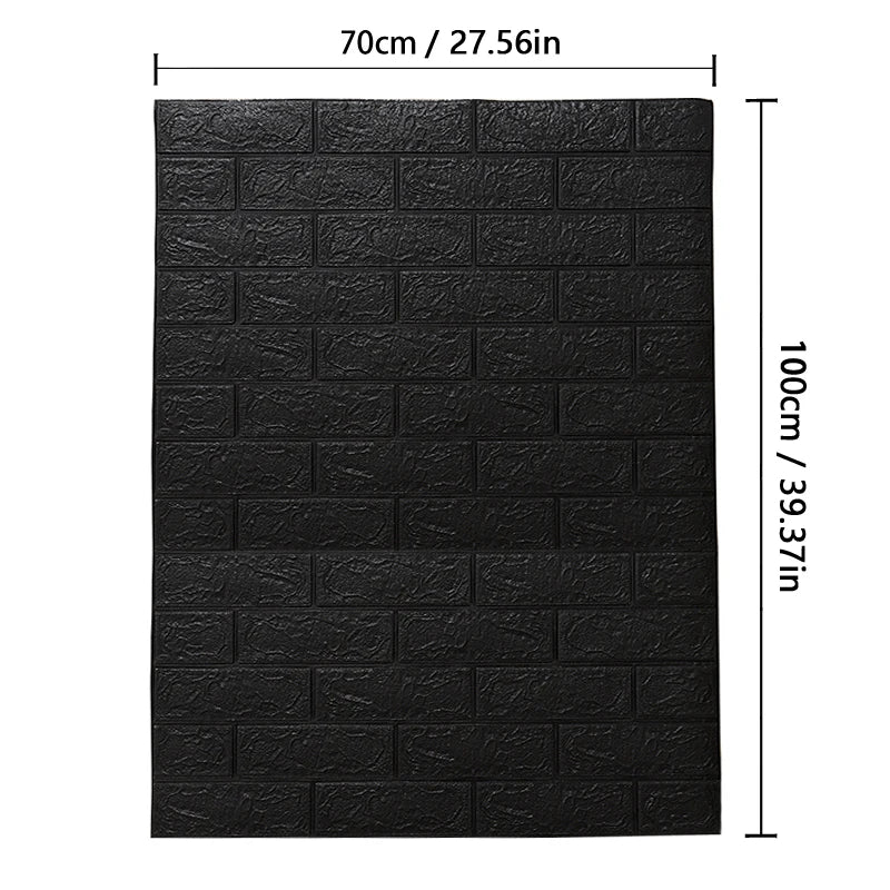 Wallpaper for Wall Self Adhesive Room Decoration 3D Decorative Wall Art Vinyl Panels PVC Material Waterproof Wall Stickers Qme 2 70x100cm-10pcs