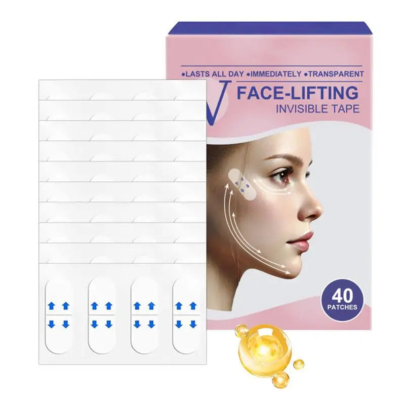 Face Lift Tape Neck Lifting Invisible V-shape Wrinkle Sagging Skin Qme
