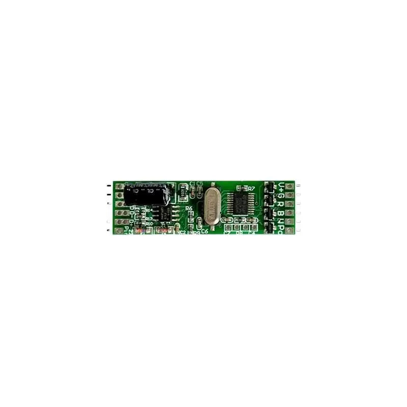 4CH DMX512 Decoder Board DC 12-24V Compact LED Driver Full Wall Qme