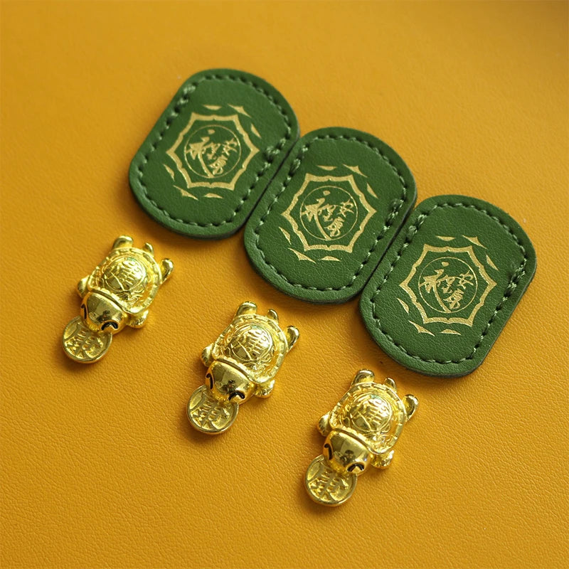 Money-biting Turtle Ornaments Decor Auspicious Statue Lucky Wealth Qme