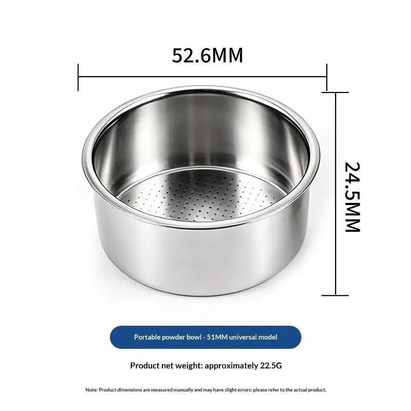 51 1-Cup 2-Cup Filter Replacement Basket Coffee Bottomless Qme A5