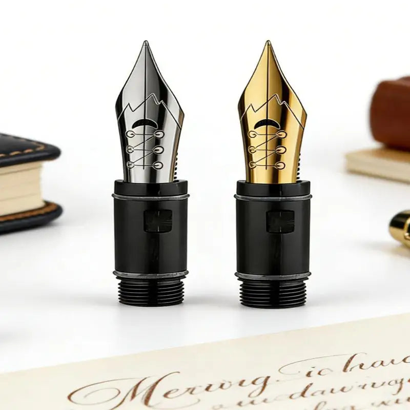 Soft Elastic Calligraphy Nib Round Body Pointed Tip Dip Pen Qme