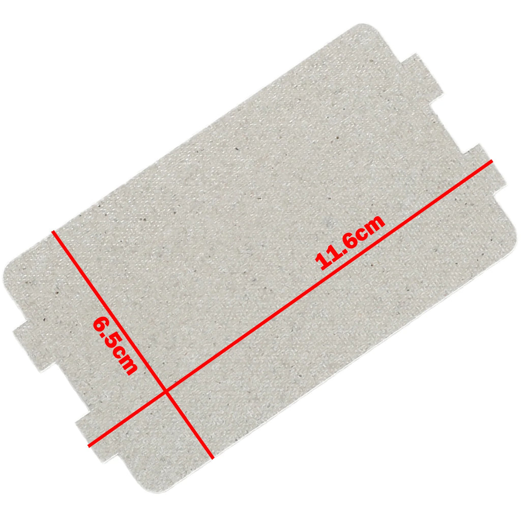 5Pcs/lot Universal Microwave Oven Mica Plate Mica Sheet For Microwave Oven Toaster Hair Dryer Warmer 116x65mm Qme