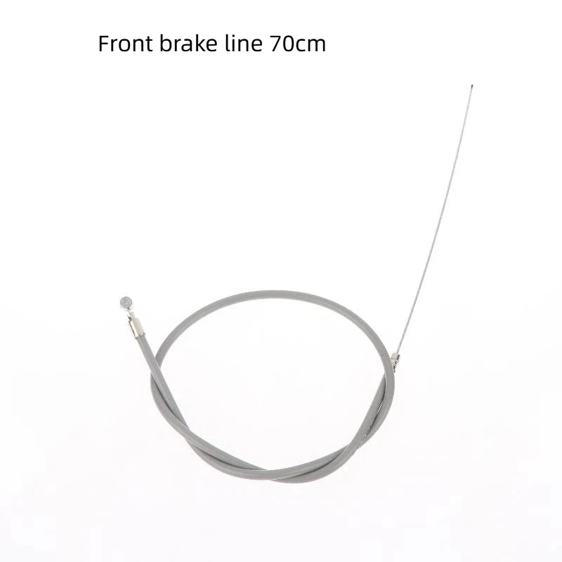 Bicycle Brake Cable Metal Wire Core Front Rear Tubes Locking Qme front Gray