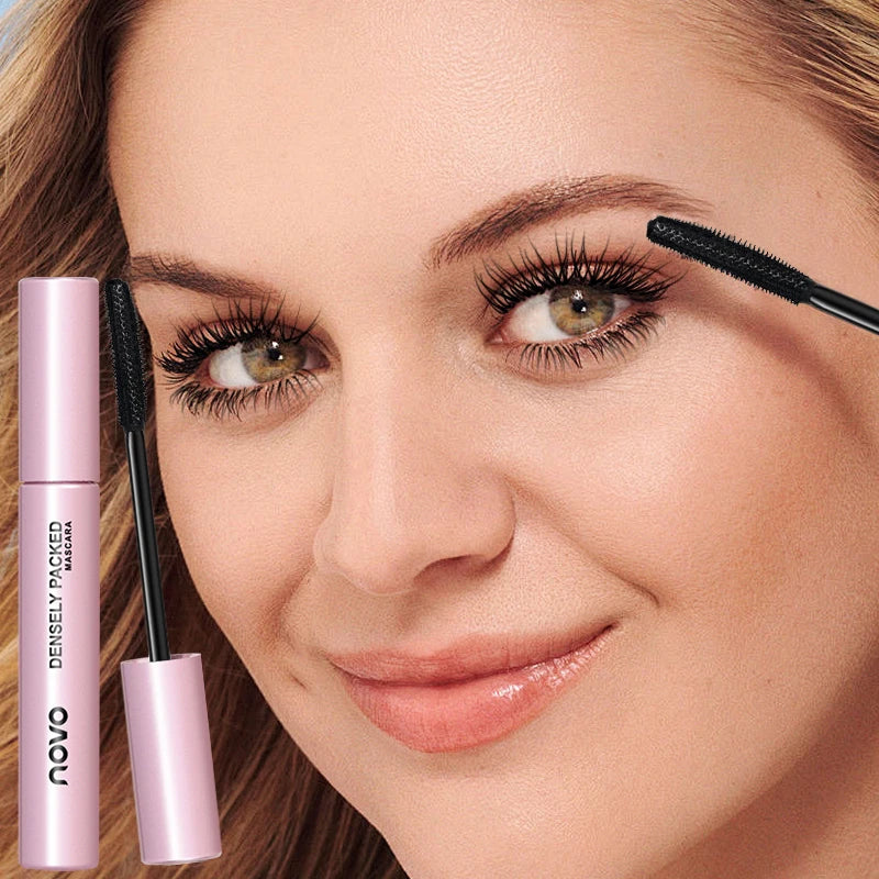 Long Lasting Black Mascara - Intense Length & Volumizing,Waterproof, mudge-Proof,Quick-Dry,Clump-Free,Curling Styling For Bold Qme