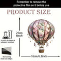 Air Balloon Light-collecting Device Flower Window Pendant Garden Home Qme G