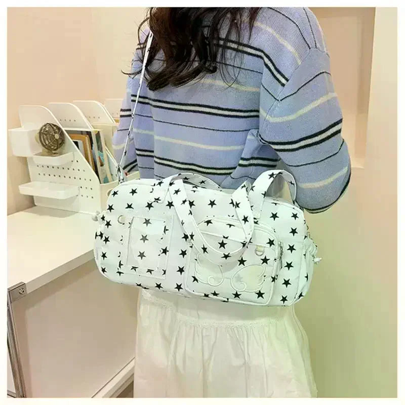 Jk Large Capaci Single Oulder Crossbody Bag For Women Casual Pure Color Leisure Youth Bag Handbag Tote Bags Qme