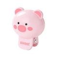 Dustproof Head Protector Cap Household Travel Cartoon Animals Qme Pink