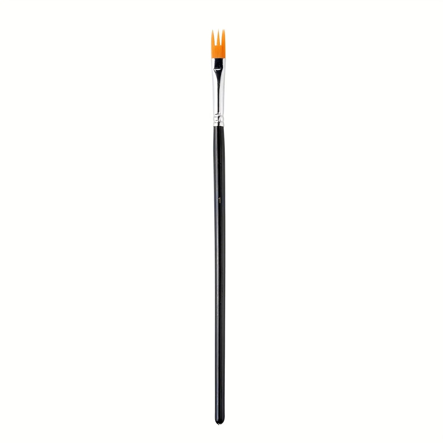 Nylon Bristle Watercolor Brushes - Available in Multiple Sizes for Artists' Variety of Painting Techniques, Painting Accessories Qme Size 1