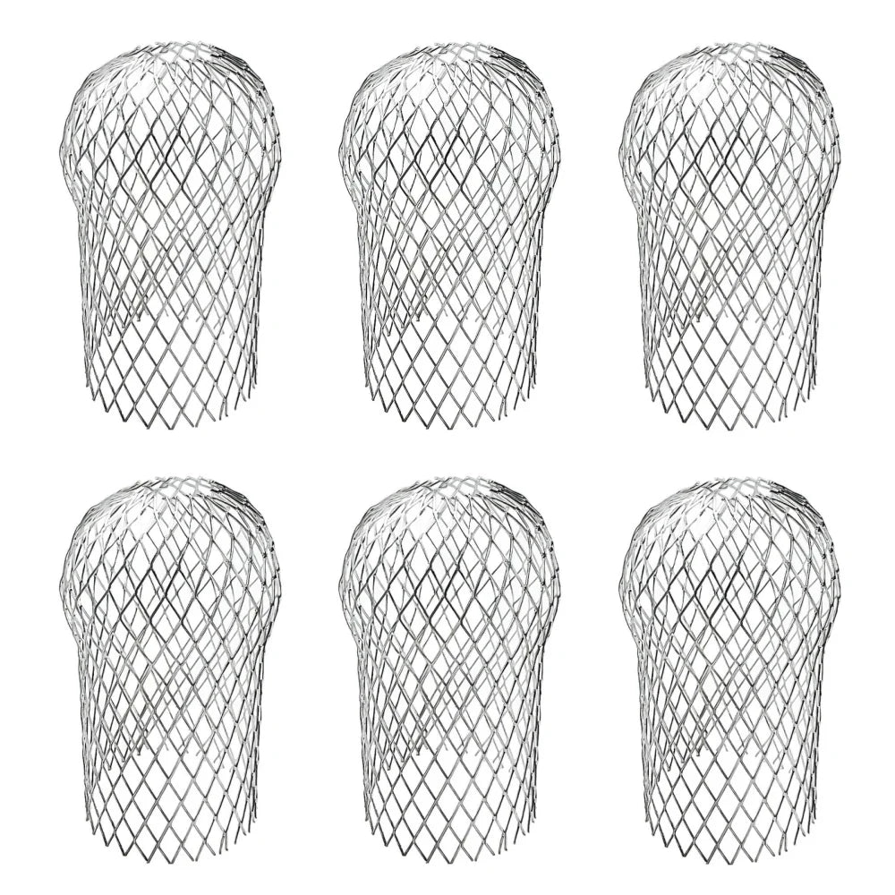 2/4/6Pcs Gutters Filte Mesh Aluminum Outdoor Leaf Debris Mud Gutter Guard Drain Net Cover Anti-blocking Gutter Cleaning Tools Qme 6Pcs