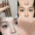 Highlighting & Bronzer Stick: Long Lasting Corrector with Brush, Brightening Concealer Pen, Nose Shadow, and Contouring Qme 01
