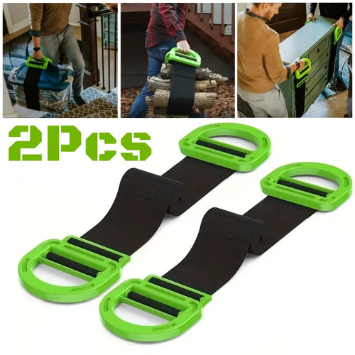 1/2pcs Furniture Moving Straps Heavy-duty Furniture Easy Transport Carry Belt Adjustable Heavy Things Lifting Secure Moving Tool Qme