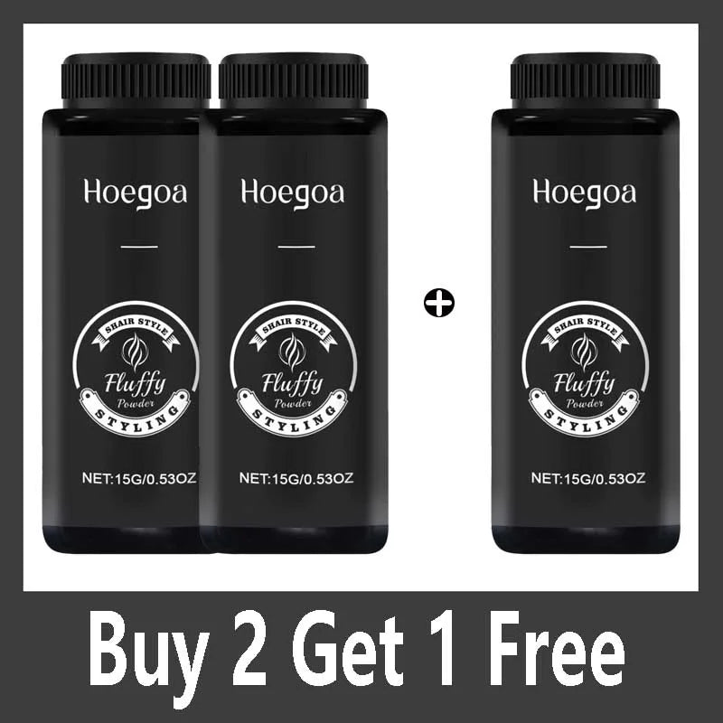 Matte Hair Styling Fluffy Hair Powder Volume Texturizing Fiber Build Up Oil Control & Thicker Looking Hair Finish for Men Women Qme Buy 2 Get 1 Free