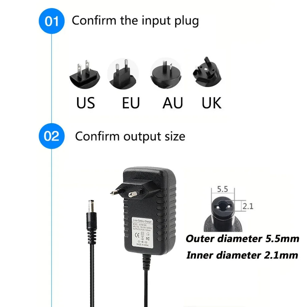 DC 24V 1500mA 24V 1A 24V 0.5A TV Charger 24V 1.5A Mobile DVD Power Adapter Power Cord 5.5*2.1MM UK Plug AU Plug Qme