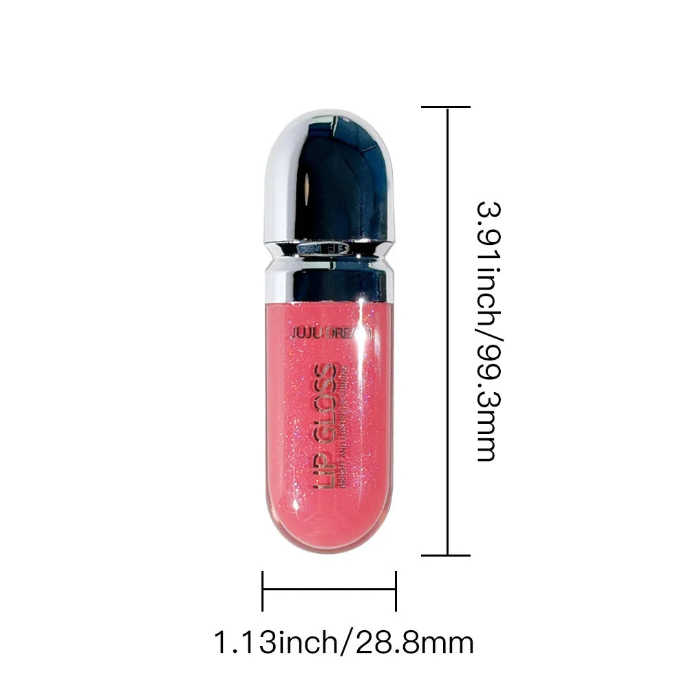 JUJU DREAM Moisturizing Mirror Lip Gloss Watery Glassy Glaze Long Qme