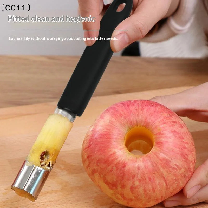Corer Pitter Pear Bell Twist Fruit Stoner Easy Core Seed Remover Qme