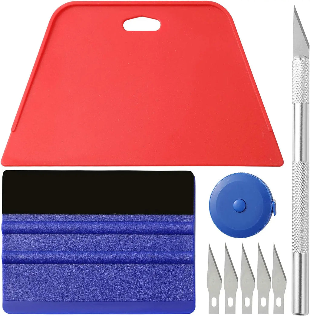Car Vinyl Wrapping Tool Scraper Automatic Shape Wallpaper Smoother Qme
