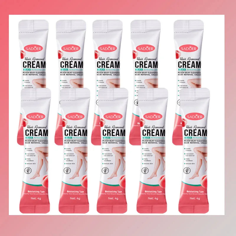 Permanent Hair Removal Cream Hair Growth Inhibitor Face Arm Armpit Leg Intimate Areas Painless Depilatory For Men Women Care Qme 10pc