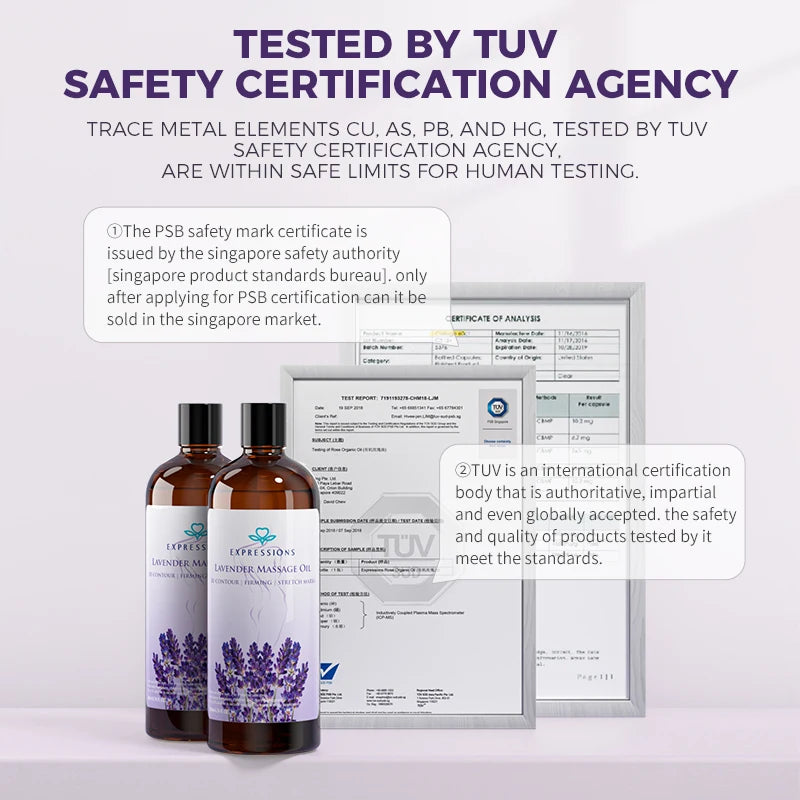 EXPRESSIONS LAVENDER MASSAGE OIL Qme