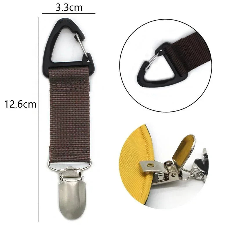 Hat Clips Holder Travel Magnetic Keeper Clip Backpack Luggage Outdoor Qme
