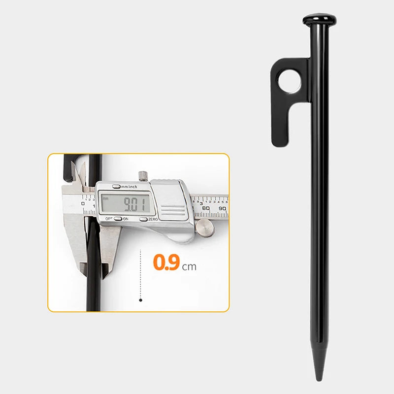 20 25 30 Tent Peg Metallic Ground Nail Cast Iron Stakes Outdoor Qme