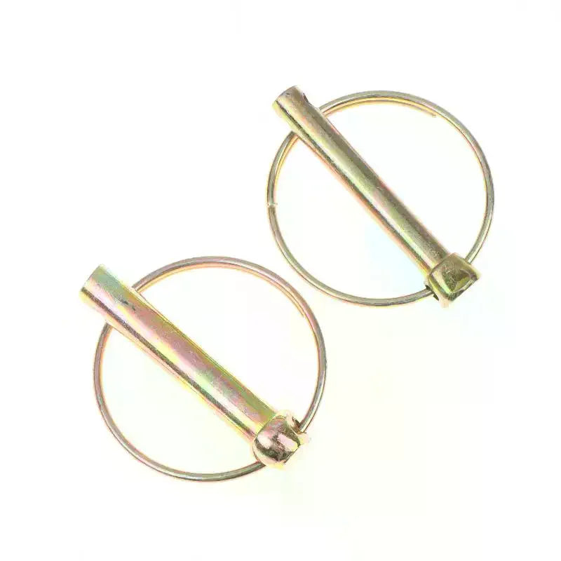 10Pcs Safety Lynch Pin With Ring Anti Lost Lock Pin Heavy Duty Safety Fixing Locking Pins For Towing Trailer ATV UTV Fastener Qme