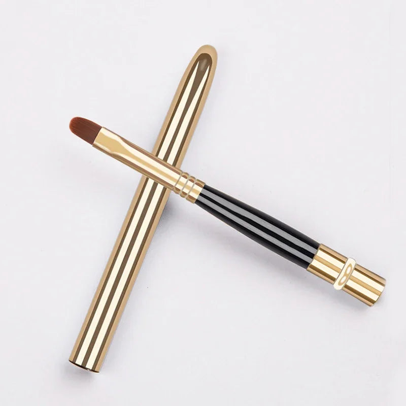 Adjustable Portable Retractable Makeup Brush Eyeshadow Lip Gloss Tool Qme