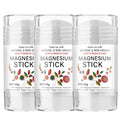 Magnesium Stick for Joint & Muscle Care - Natural, Non-Greasy with Chamomile & Lavender, Deeply Moisturizes Qme WHITE 45g