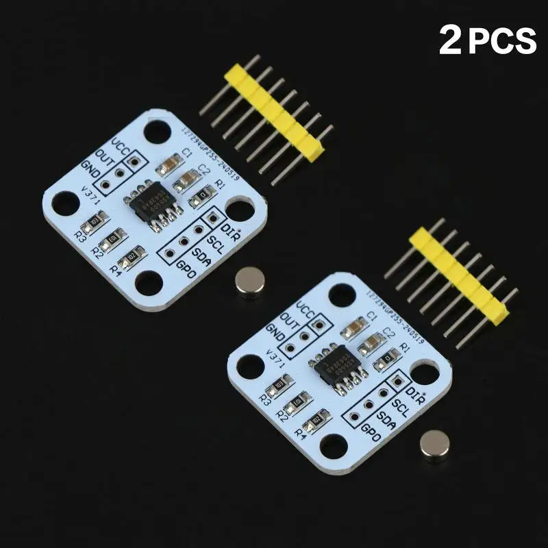 AS5600 Magnetic Encoder 12bit Precision Angle Measurement Sensor Qme 2PCS